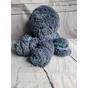 Manhattan Toy Co. Blue Two-Tone Eight Legged Octopus 12 In Long Stuffed Plush